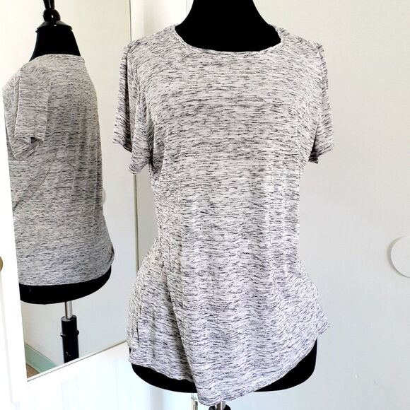Apt. 9 Essentials Heather Grep Lightweight Pullover TShirt PM - Picture 1 of 9